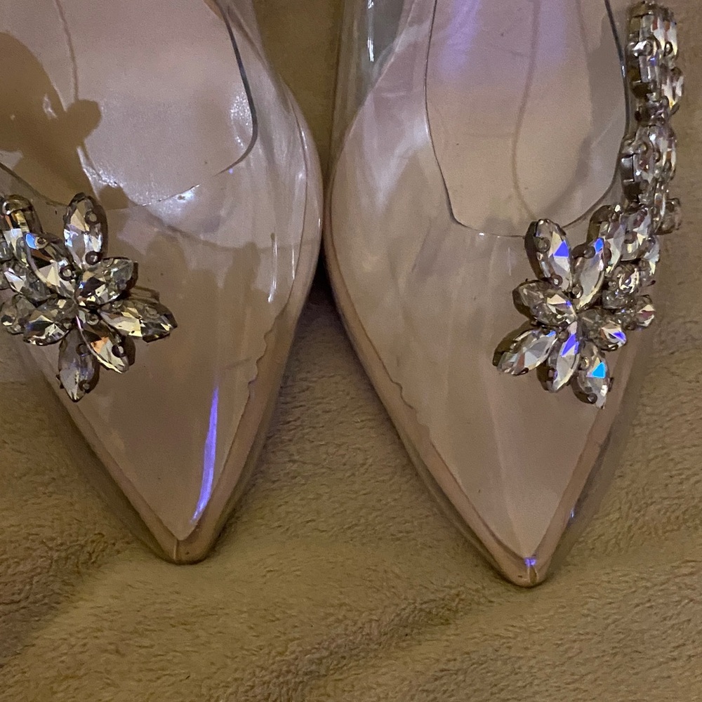 Laminta  princess siber heel with Crystal Embellishments size 38 - Picture 5 of 7
